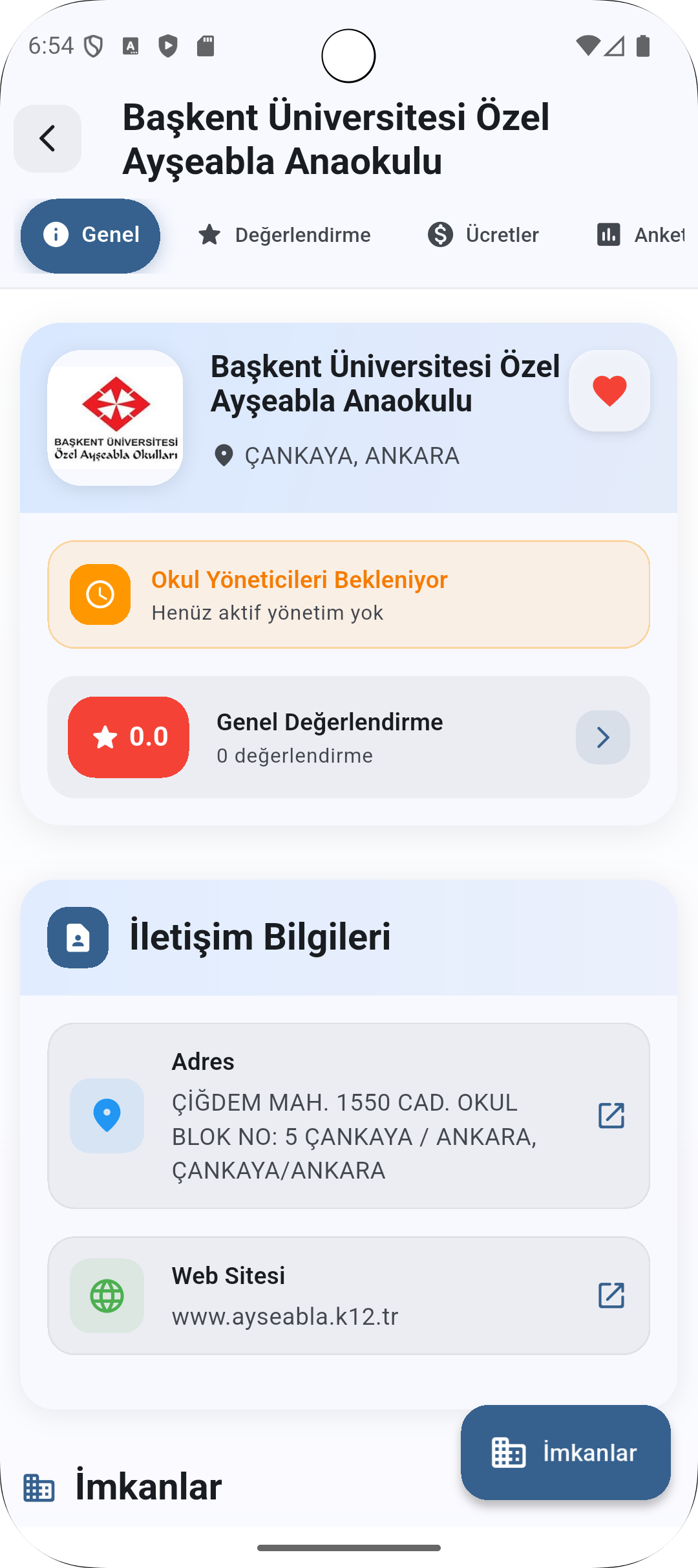 Okul Detayları
